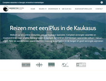 Tablet Screenshot of kaukasusplus.nl